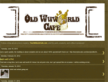 Tablet Screenshot of oldworldcafe.blogspot.com