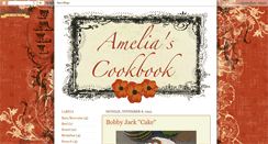 Desktop Screenshot of ameliascookbook.blogspot.com