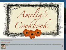 Tablet Screenshot of ameliascookbook.blogspot.com