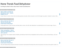 Tablet Screenshot of home-trends-food-dehydrator.blogspot.com