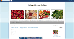 Desktop Screenshot of mitu-kitchen-delights.blogspot.com