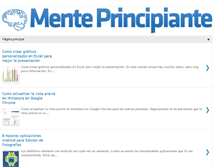 Tablet Screenshot of menteprincipiante.blogspot.com