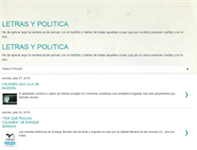 Tablet Screenshot of letrasypolitica.blogspot.com