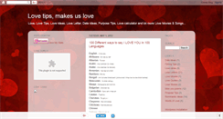 Desktop Screenshot of lovetipslovetips.blogspot.com