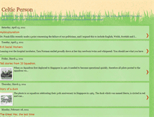 Tablet Screenshot of celticperson.blogspot.com
