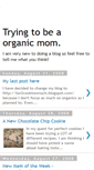 Mobile Screenshot of organicandnaturalmom.blogspot.com