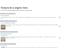 Tablet Screenshot of organicandnaturalmom.blogspot.com
