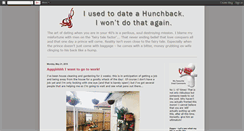 Desktop Screenshot of datingahunchback.blogspot.com