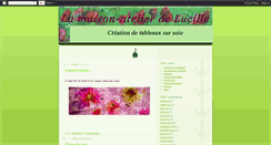 Desktop Screenshot of lamaison-atelierdelucille.blogspot.com