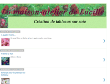 Tablet Screenshot of lamaison-atelierdelucille.blogspot.com