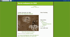 Desktop Screenshot of free-narutowallpapers.blogspot.com