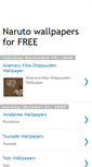 Mobile Screenshot of free-narutowallpapers.blogspot.com