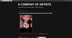 Desktop Screenshot of acompanyofartists.blogspot.com