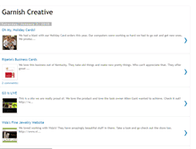 Tablet Screenshot of garnishcreative.blogspot.com