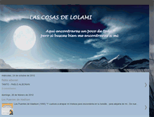 Tablet Screenshot of lascosasdelolami.blogspot.com
