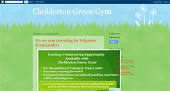 Desktop Screenshot of choldertongreengym.blogspot.com