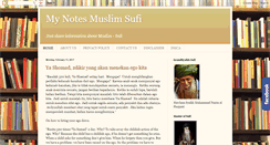 Desktop Screenshot of muslimsufi.blogspot.com