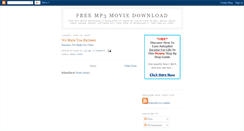 Desktop Screenshot of freemp3moviedownload.blogspot.com