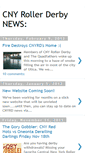 Mobile Screenshot of cnyrollerderby.blogspot.com