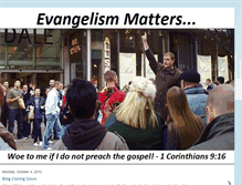 Tablet Screenshot of evangelism-matters.blogspot.com