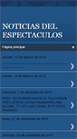 Mobile Screenshot of banderaespectaculos.blogspot.com