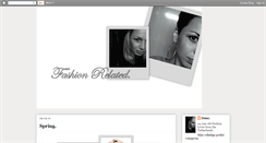 Desktop Screenshot of fashionrelated.blogspot.com