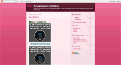 Desktop Screenshot of anastasiasglitters.blogspot.com