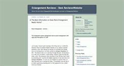 Desktop Screenshot of enlargement-reviewsauthority-sitetf05.blogspot.com