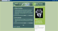 Desktop Screenshot of fusiondeaf.blogspot.com