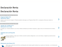 Tablet Screenshot of declaracionrenta.blogspot.com