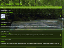 Tablet Screenshot of amazoneproject.blogspot.com