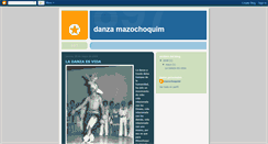 Desktop Screenshot of danzamazochoquim.blogspot.com