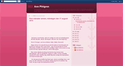 Desktop Screenshot of annpihlgren.blogspot.com