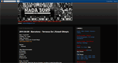 Desktop Screenshot of nadasurfdb.blogspot.com