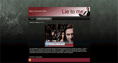 Desktop Screenshot of lie-to-me-season-03.blogspot.com