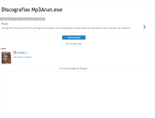 Tablet Screenshot of discografiasmp3arun.blogspot.com