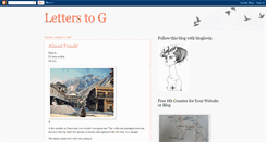 Desktop Screenshot of letterstogeorgina.blogspot.com