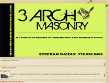 Tablet Screenshot of 3archmasonry.blogspot.com