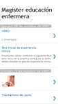 Mobile Screenshot of magistereducacionenfermera.blogspot.com