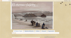 Desktop Screenshot of eleternoviajero.blogspot.com