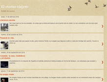 Tablet Screenshot of eleternoviajero.blogspot.com