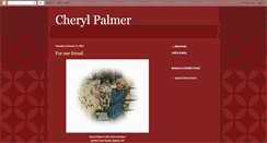 Desktop Screenshot of cherylpalmer.blogspot.com