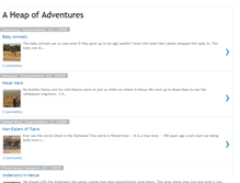 Tablet Screenshot of heapofadventure.blogspot.com