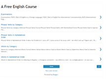 Tablet Screenshot of a-free-english-course.blogspot.com