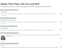 Tablet Screenshot of bubbletime.blogspot.com