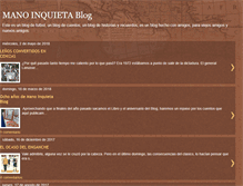 Tablet Screenshot of manoinquieta.blogspot.com