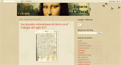 Desktop Screenshot of ceheginespaciocultural.blogspot.com