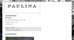 Desktop Screenshot of paulinaxx.blogspot.com