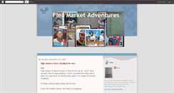 Desktop Screenshot of fleamarketadventures.blogspot.com