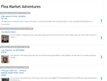 Tablet Screenshot of fleamarketadventures.blogspot.com
